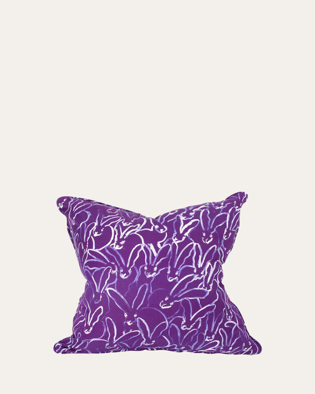 Rabbit Run Pillow, 22"